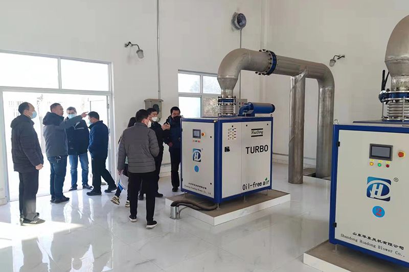 河南（nán）心連心集團領導參觀考察我司承建的50000噸市政（zhèng）汙（wū）水處理廠項目