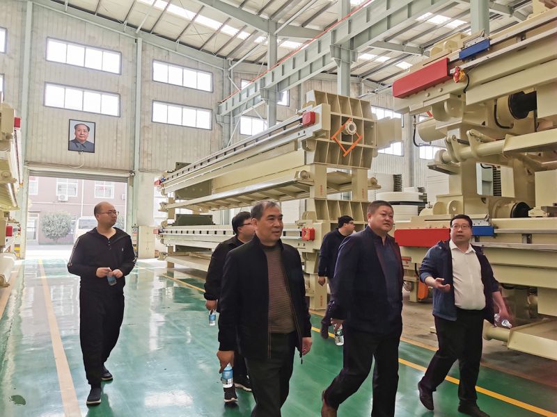 熱烈歡迎吉林合作商（shāng）王總親臨91抖阴下载環保  到我司工廠參觀