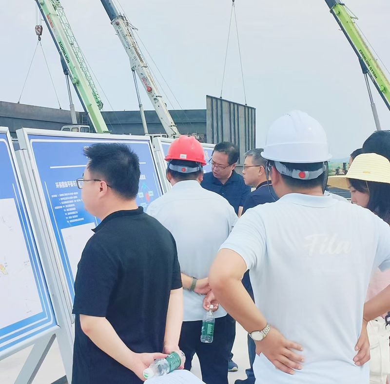 熱烈歡迎（yíng）各領導視察我司承建的南漪湖汙水處理項目